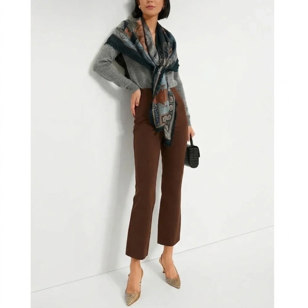 TUCKERNUCK Brown Compression Knit Ashford Pants Size XS NWT